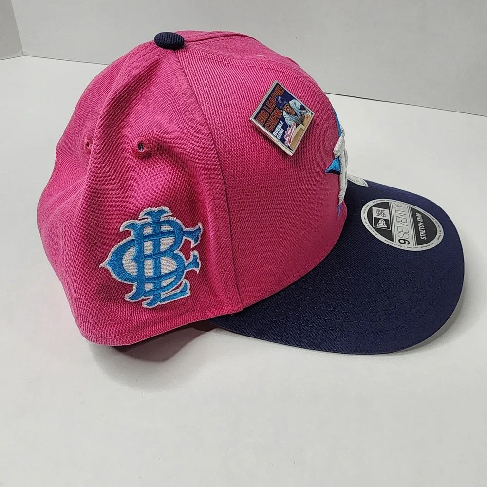Houston Astros New Era 59FIFTY Hat Big League Chew Pink W Pin Stretch Snap NWT